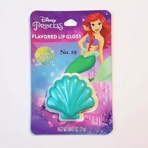 Ariel The Little Mermaid Cherry Flavored Teal Seashell Lip Balm